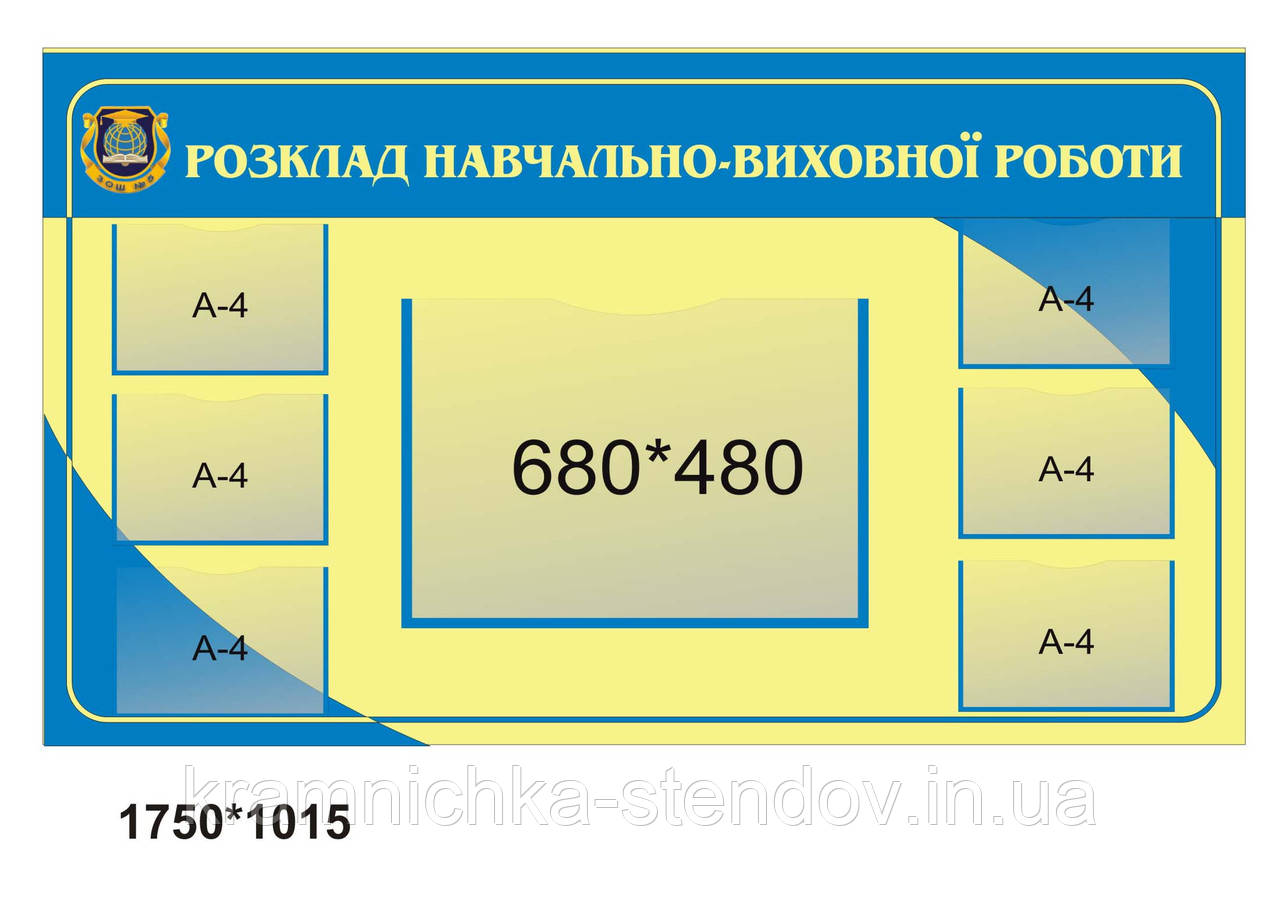 Стенд: "Розмальовування навчально-вихова робота"