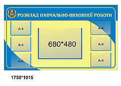 Стенд: "Розмальовування навчально-вихова робота"