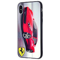 Чехол Car glass case High quality print (Glass+TPU) для Apple iPhone 7/8 (2 вида) 02