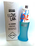 Moschino Cheap & Chic I Love Love туалетна вода 100 ml. (Тестер Москіно Чип енд Шик Ай Лав Лав), фото 3