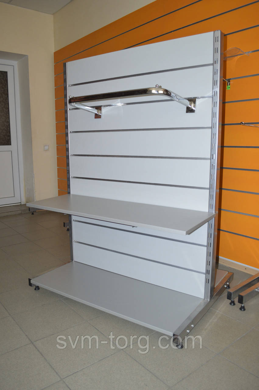 Дуга овальна хромована на економний панель 100 см., фото 1