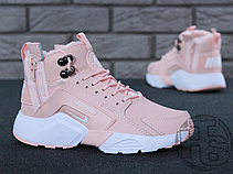 Жіночі кросівки Nike Air Huarache x ACRONYM City Winter Pink (с мехом), фото 5