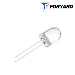 Світлодіод помаранчевий 8mm. FYL8003 UEC (620nm. 1800mcd, 20°) круглий, прозорий, 20 ° FORYARD