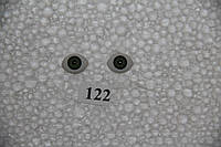 Глазки рыбки 14 мм, зелёные № 14/2 Размер 9.6х14 мм