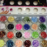 Прикраса для дизайну нігтів "Брокард", колір помаранчевий, фото 3