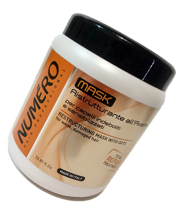 NUMERO Маска для блиску волосся на основі цінних сортів олій 1000 мл (1784) (шт.), фото 1