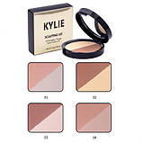 Коректор і хайлайтер Kylie Sculpting Kit-набір для контурингу обличчя 01, фото 3