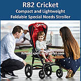 Спеціальна коляска для дітей ДЦП R82 Cricket Special Needs Stroller, фото 2