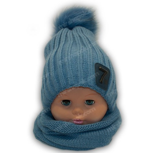 Шапка и шарф для мальчика