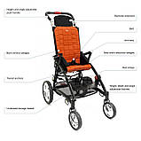 Спеціальна коляска для дітей ДЦП R82 Cricket Special Needs Stroller, фото 4