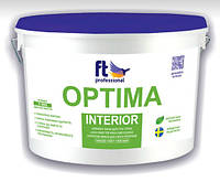 Глибокоматова фарба для стелі та стін FT Professional Optima Interior, 10 л