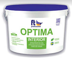 Глибокоматова фарба для стелі та стін FT Professional Optima Interior, 10 л