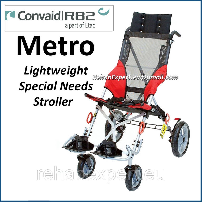 Спеціальна коляска для дітей ДЦП Convaid Metro Special Needs Stroller - ME14/45kg