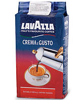 Мелена кава Lavazza Crema e Gusto 250г. Бленд арабіка Бразилія, робуста Індія.