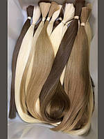 Волосы натуральные окрашенные по щадящей технологии длина 71-90 см