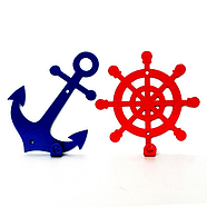 Настінний гачок для одягу Glozis Wheel, фото 3