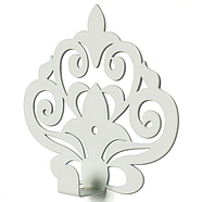 Настінний гачок для одягу Glozis Ajur White, фото 2