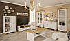 Білий у стилі прованс бар 1В2Д1Ш, комод вітрина зі склом для посуду у вітальню класика Іріс Мебель Сервіс, фото 7