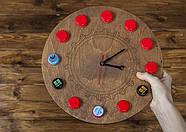 Дерев'яний настінний годинник Capsboard Watch, фото 3
