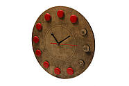 Дерев'яний настінний годинник Capsboard Watch, фото 7