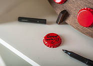 Дерев'яний настінний годинник Capsboard Watch, фото 9