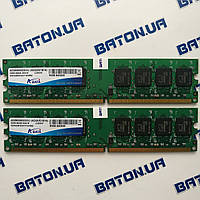 Оперативная память Adata DDR2 2Gb+2Gb 800MHz PC2 6400U CL5 (AD2800002GOU)