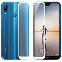 3D стекло для Huawei P20 Lite White