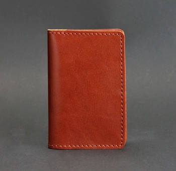 Шкіряний кард-кейс 6.0 (світло-коричневий)