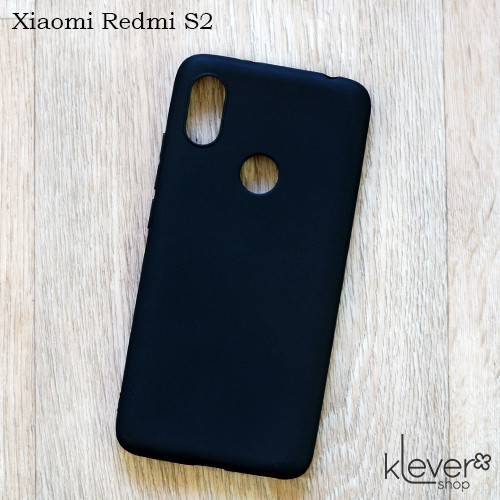 Ультратонкий силіконовий чохол Candy для Xiaomi Redmi S2 (чорний)