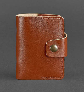 Кард-кейс книжка шкіряний 7.1 (світло-коричневий)