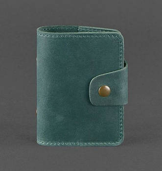 Кард-кейс книжка шкіряний 7.1 (зелений)