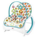 Масажне крісло гойдалка Діамант Infant-to-Toddler Rocker Geo Diamonds, фото 6