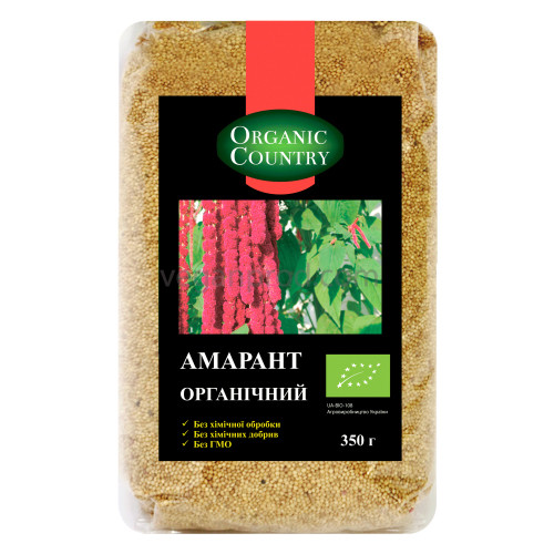 Амарант органічний, Organic Country 350г