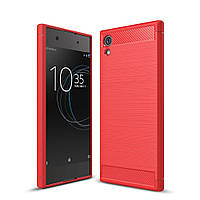 Чохол Carbon для Sony Xperia XA1 Ultra / G3212 / G3221 / G3223 / G3226 бампер Red