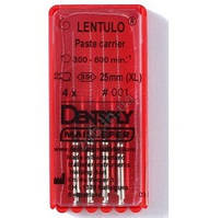 Lentulo (Лентуло) Dentsply Maillefer No1 (No25) довжина 25 мм, 4 шт. — каналонаповнювачі ОРИГІНАЛ!
