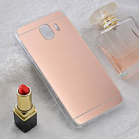 Чохол Samsung S9 / G960 силікон дзеркальний рожеве золото