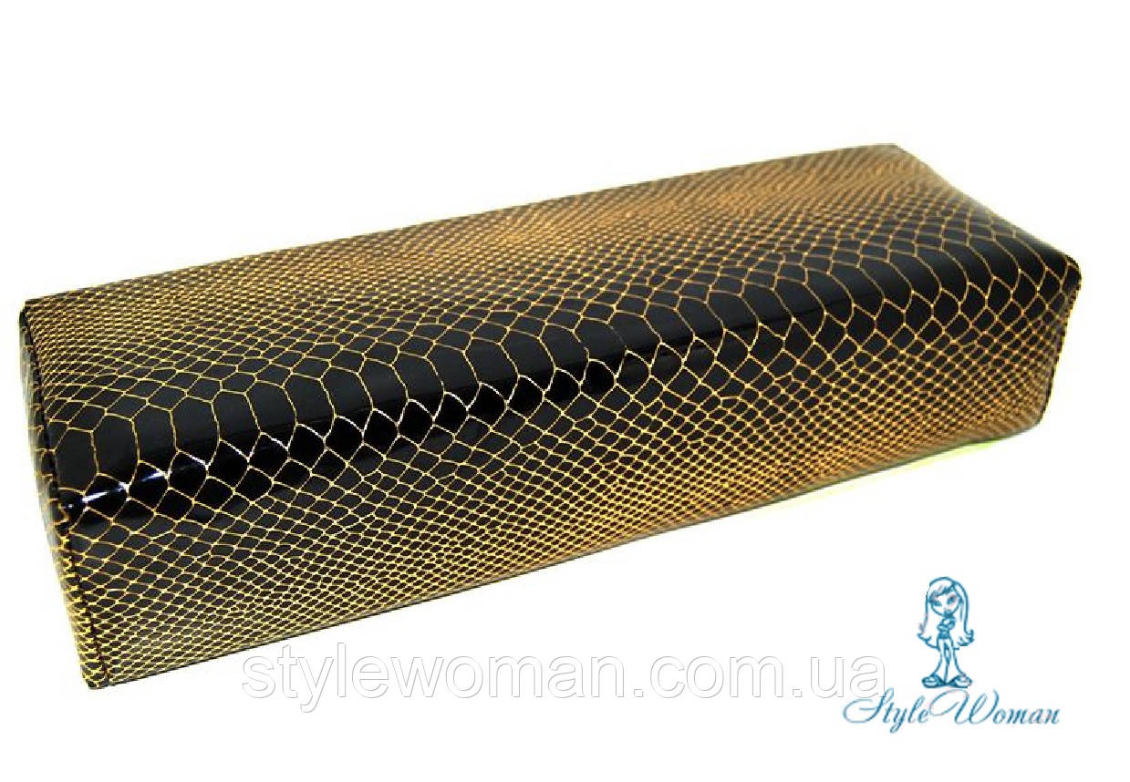 Подставка подлокотник для маникюра подушка из кожзама змея - фото 1 - id-p806696989
