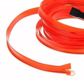 Неоновый провод, EL-wire, неоновая нить 2 метра синий и красный цвет - фото 8 - id-p806709173