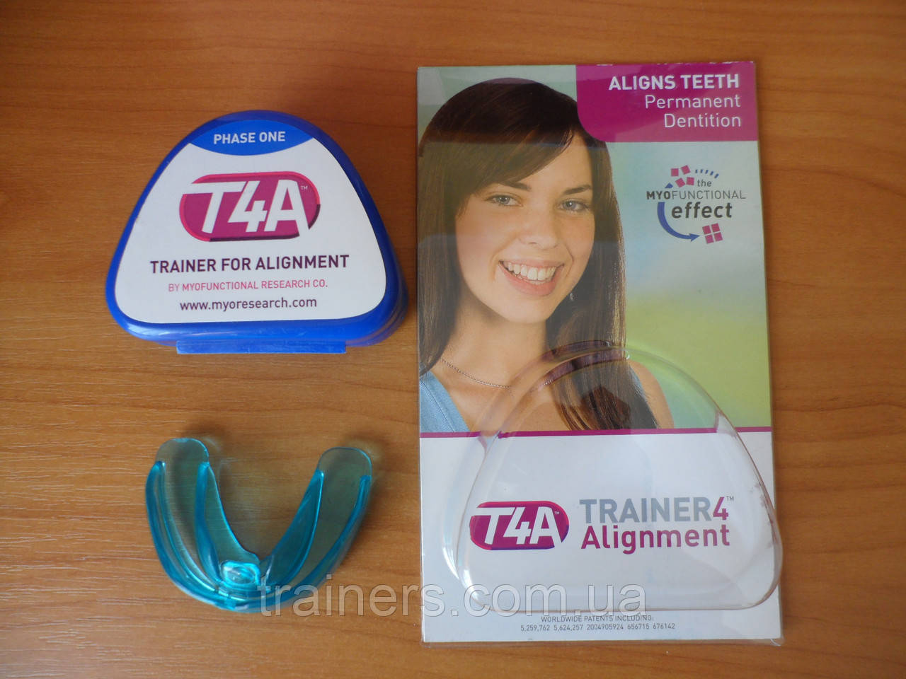 Ортодонтичний трейнер для зубів T4А синій Soft (м'який, оригінальний)