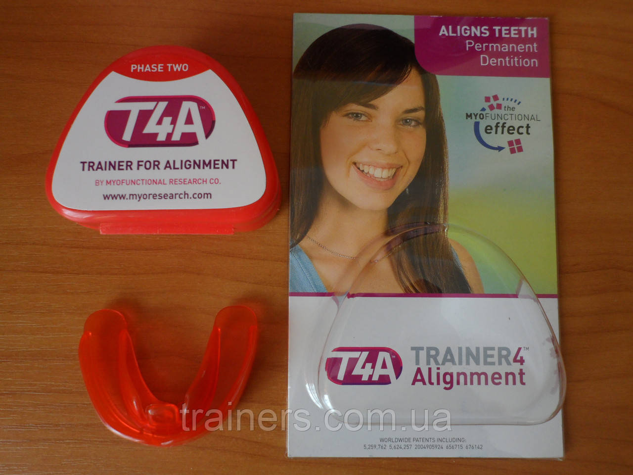 Ортодонтичний трейнер T4А червоний Hard (жорсткий, оригінальний)