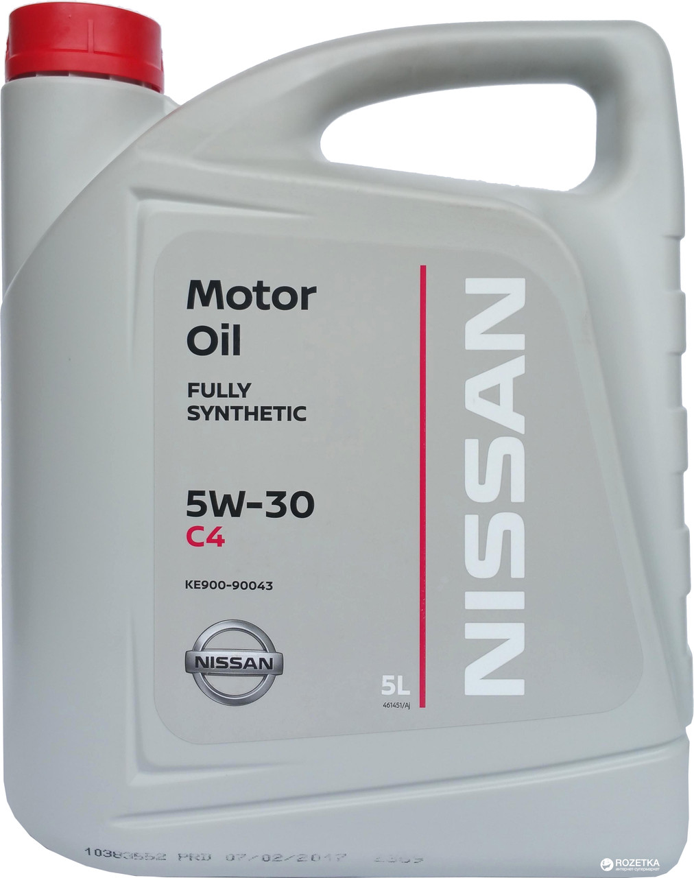 Масло моторное Nissan Motor Oil C4 (DPF) 5W-30 5л - фото 1 - id-p94948198