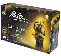 Чай Milton Earl Grey в пакетиках, 80 штук