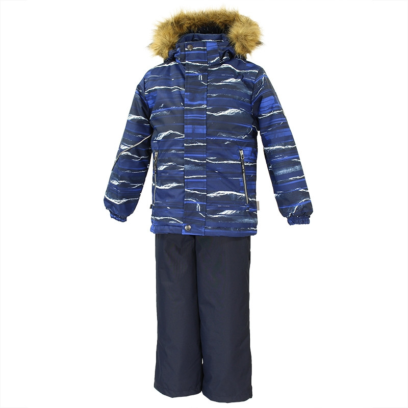 Зимовий термо костюм розміри 122-146 для хлопчика 7-11 років DANTE ТМ HUPPA синій 41930030-82686