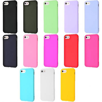 Чохол TPU Matte для Apple iPhone 7/8 (13 кольорів) , фото 1