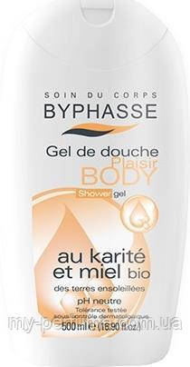 Byphasse Plaisir Shower Gel Shea Butter and Organic Honey (гель для душу з маслом Ши і медом) 500мл