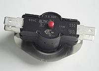 Биметаллический защитный термостат 90°C, 16A, 250V, с кнопкой, однофазный, ELTH 263BR, для бойлеров Gorenje