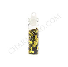 Блискітки ромб Mileo золоті