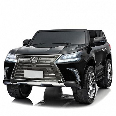 Детский электромобиль Джип Lexus LX570, M 3906 EBLR-2, колеса EVA, кожаное сиденье, черный - фото 3 - id-p806903555