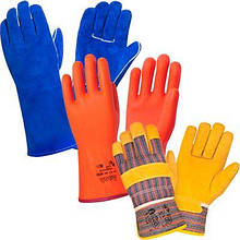 Робочі рукавички і рукавиці — види відповідно до сфер діяльності