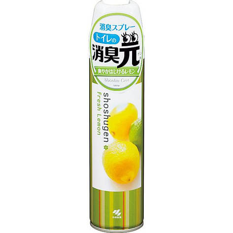Освіжувач-аерозоль для туалету «Fresh Lemon»" Shoshugen" 280 мл (36327), фото 1
